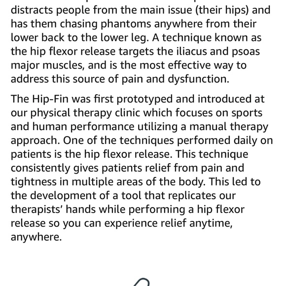 NWT Hip Fin tool for hip, back, leg pain relief - Picture 9 of 12